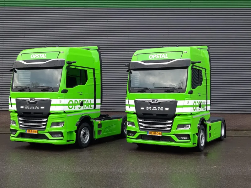 Opstal Logistics kiest voor rendement en luxe met twee nieuwe MAN TGX-trucks