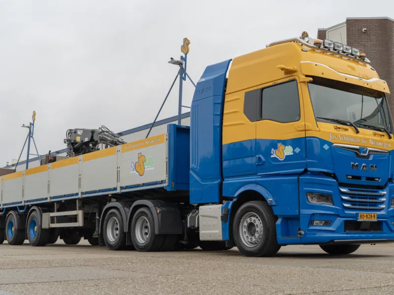 Eerste Nederlandse MAN hTGX voor Jos Scholman Bedrijven