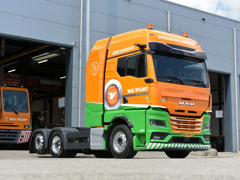 Van der Vlist kiest voor waterstof met de MAN hTGX