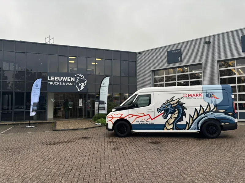 Primeur: Van der Mark Ketelonderhoud kiest als eerste voor ons nieuwe elektrische bedrijfswagen merk Farizon